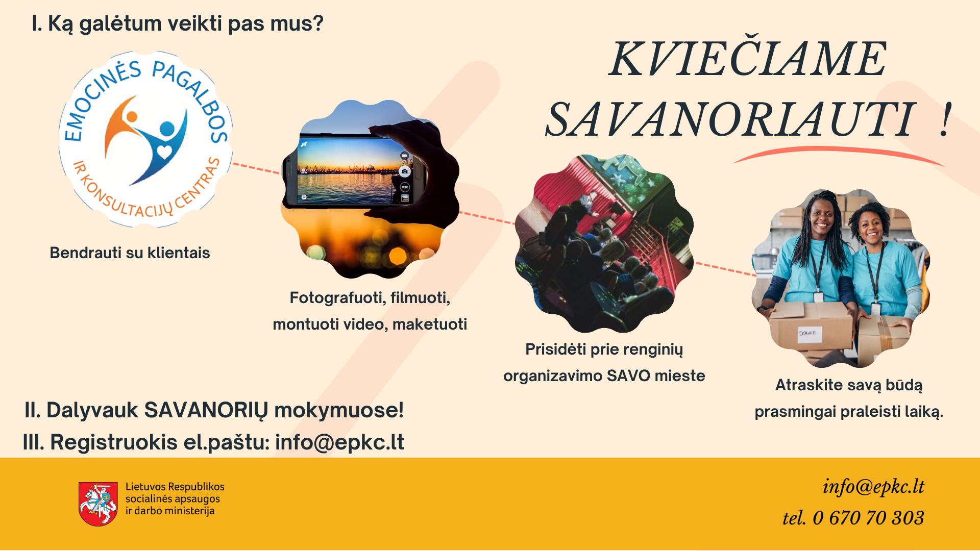 Kviečiame savanoriauti